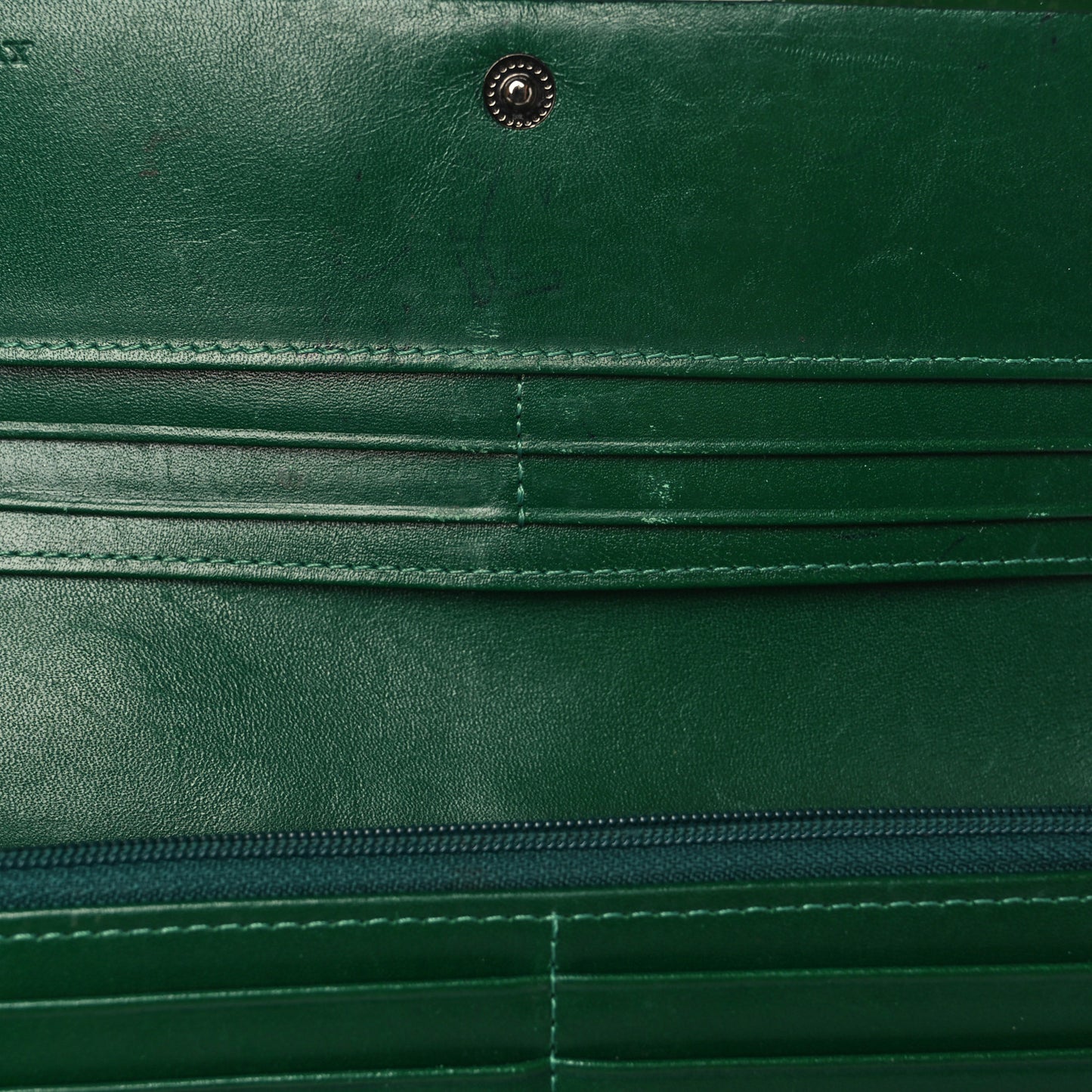 Patent Nova Check Wallet Green