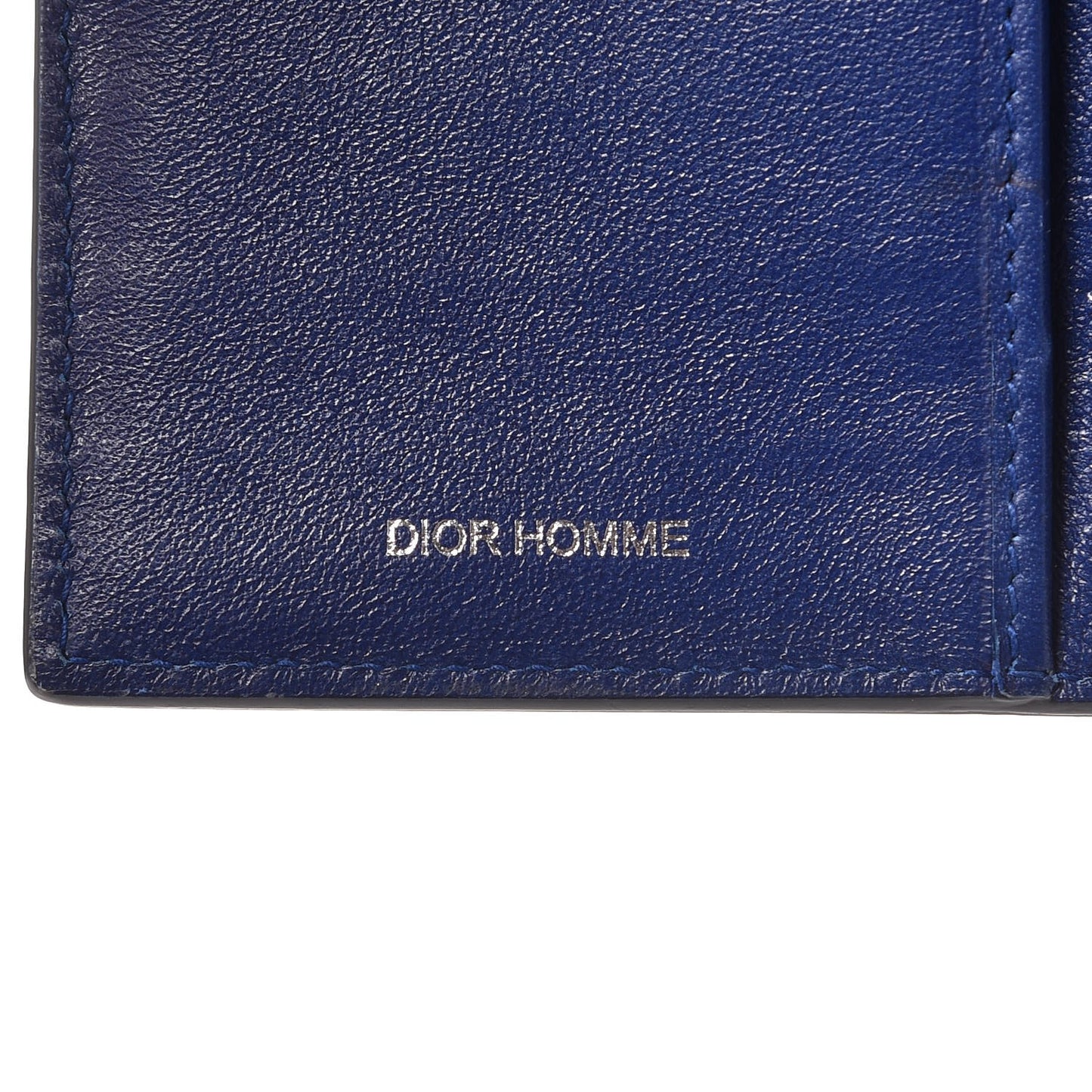 HOMME Calfskin Ribbed Wallet Black