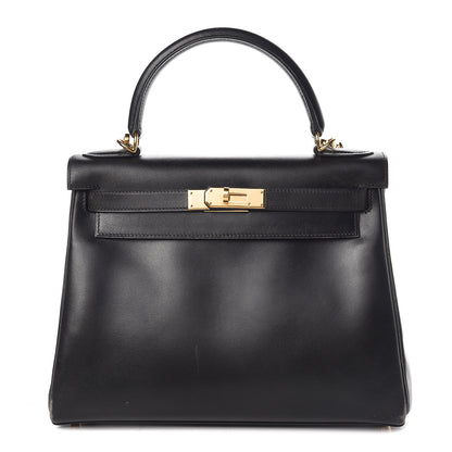 Hermes Box Kelly Retourne 28 Black 1 of 39