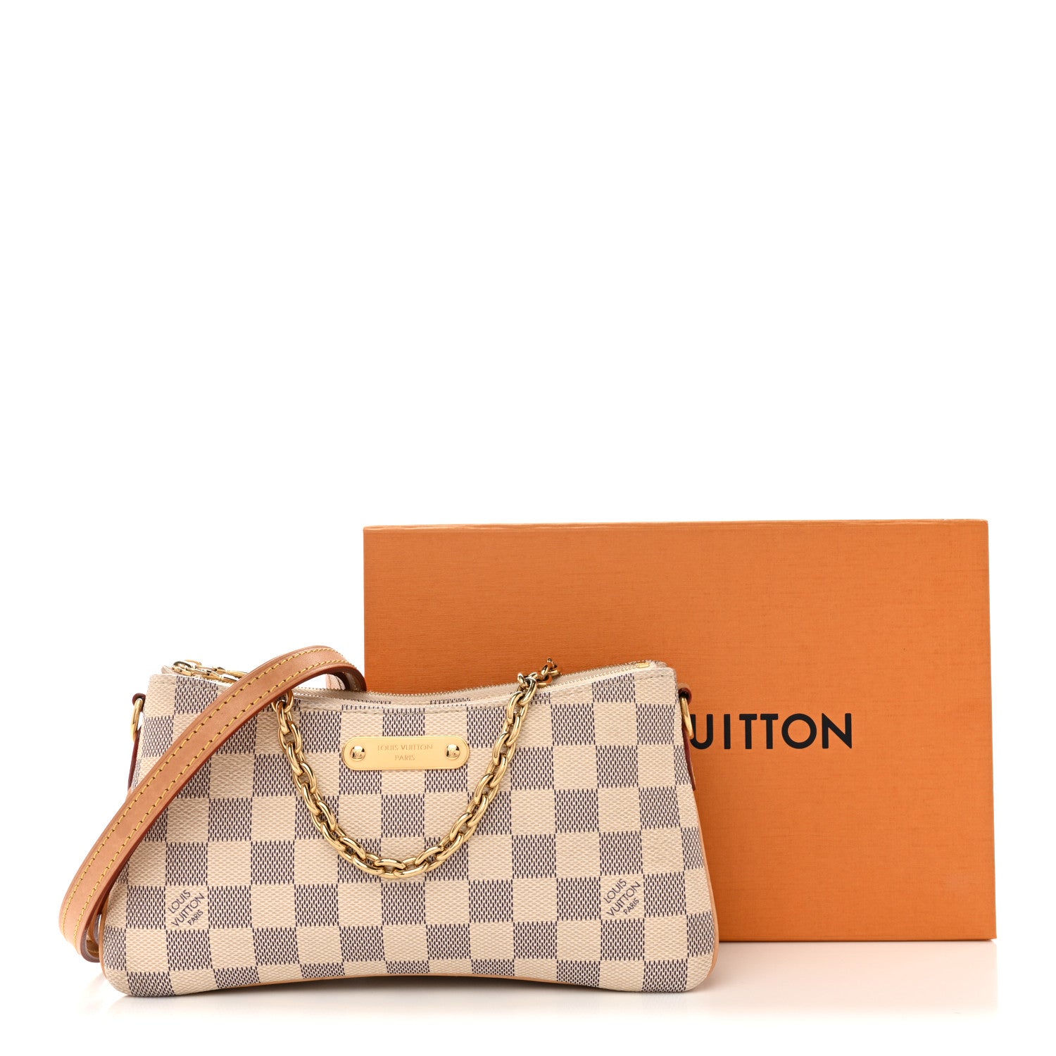 Louis Vuitton Damier Azur Liv Pochette 17 of 17