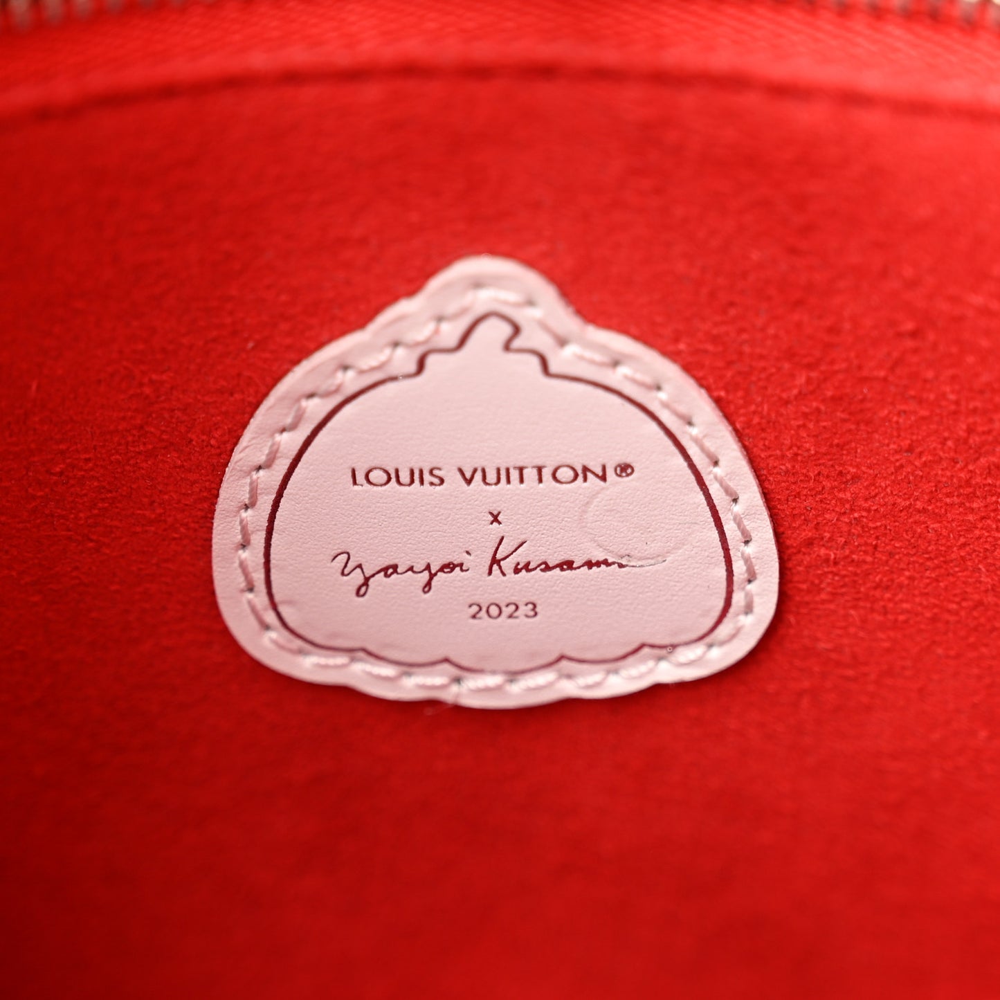 LV X YK Empreinte Infinity Dots Onthego PM Rogue White