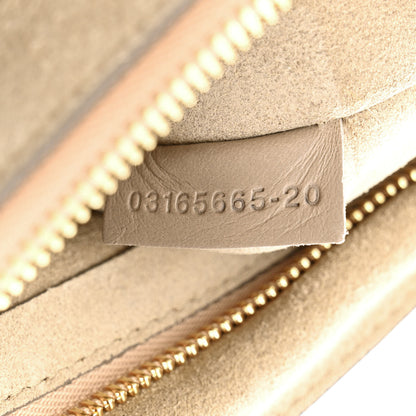 Chloe Calfskin Suede Medium Faye Shoulder Bag Motty Grey 6 of 10
