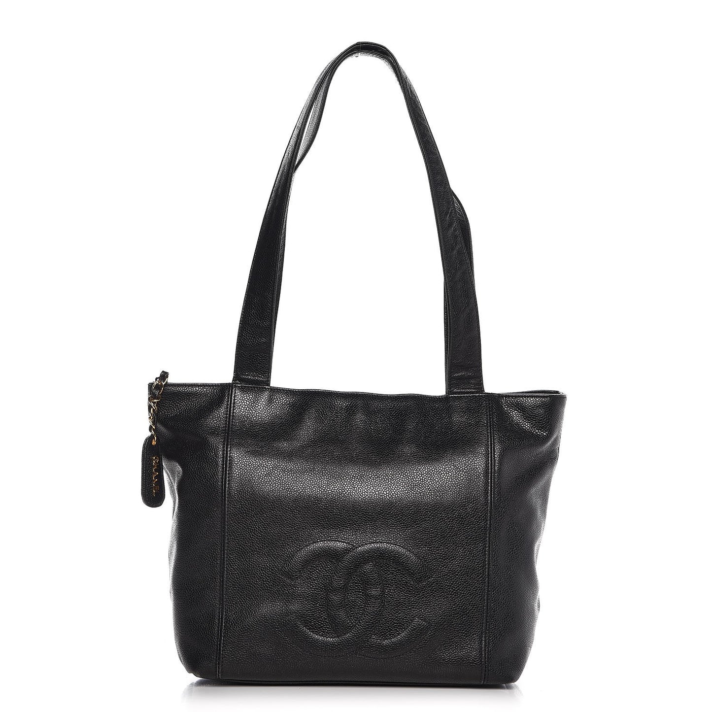 Caviar CC Shoulder Bag Black