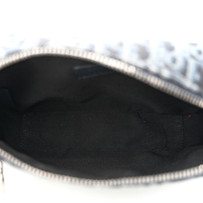 Christian Dior HOMME Oblique Jacquard Safari Messenger Navy Blue 5 of 13