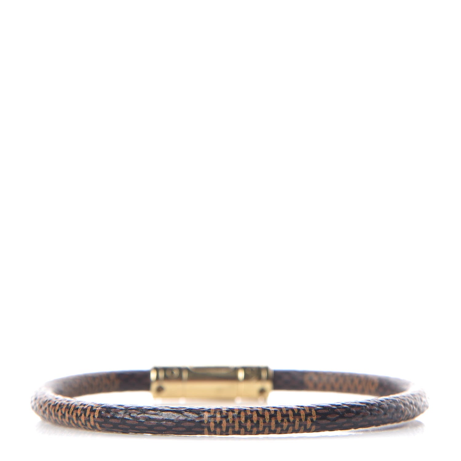 Louis Vuitton Damier Ebene Keep It Bracelet 19 3 of 4