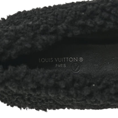 Louis Vuitton Shearling Popi Ballerina Flats 40 Black 6 of 9