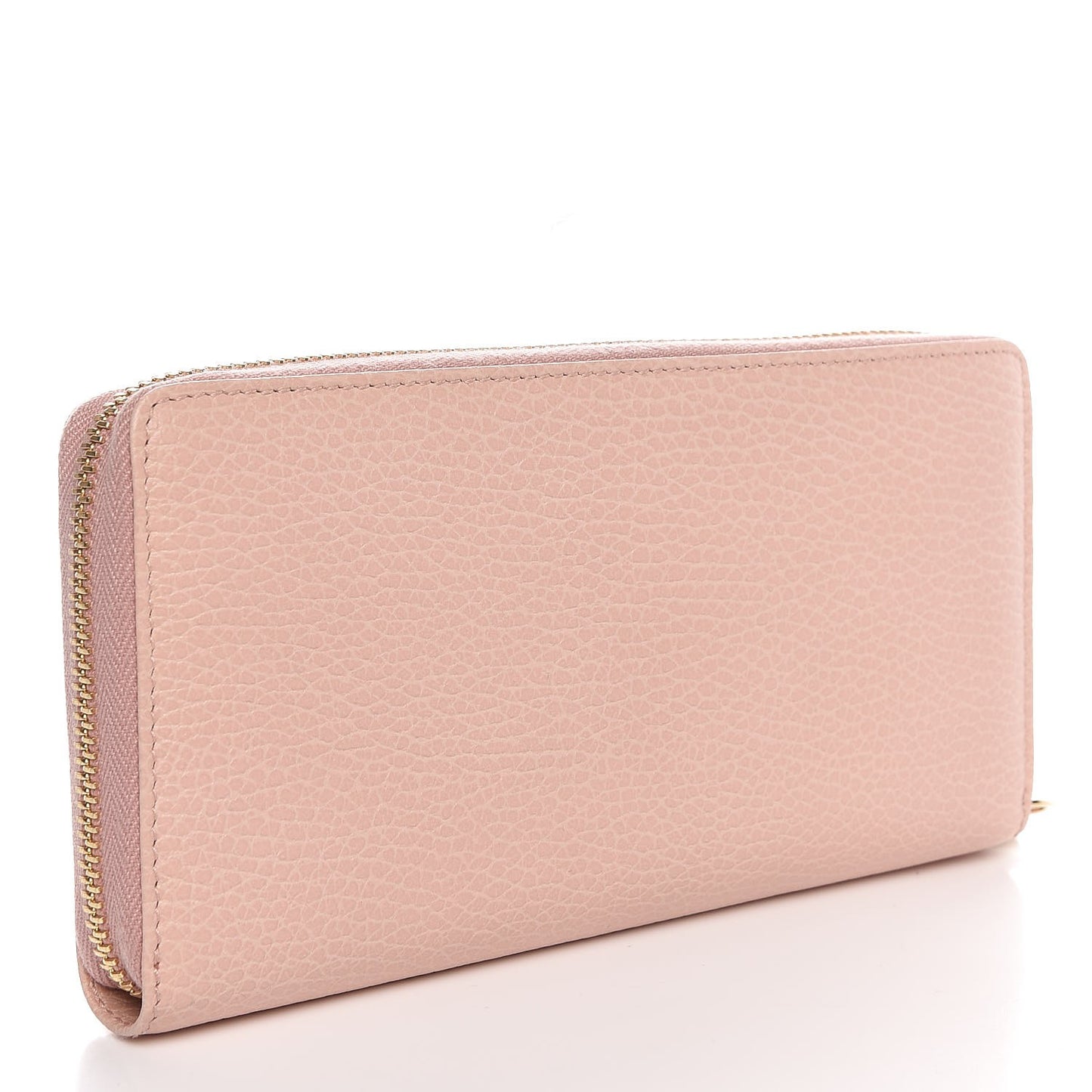 Dollar Calfskin GG Marmont Zip Around Wallet Perfect Pink