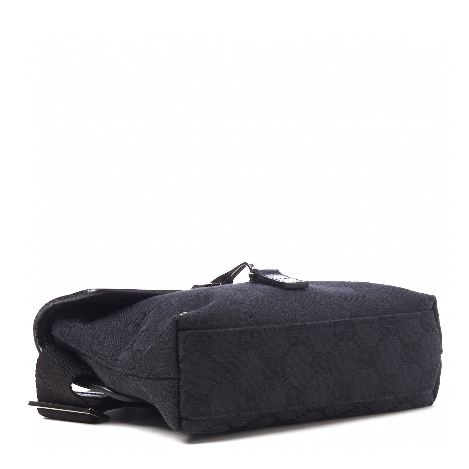 Gucci GG Monogram Web Flight Belt Bag Black 4 of 10