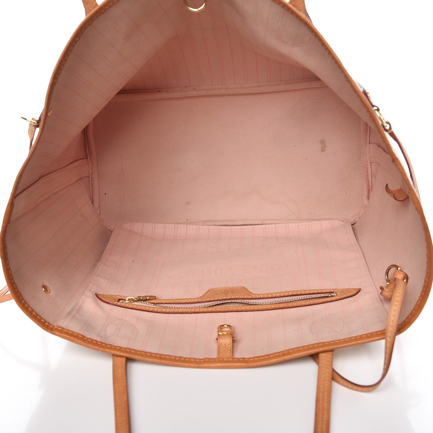 Louis Vuitton Damier Azur Neo Neverfull MM Rose Ballerine 6 of 20