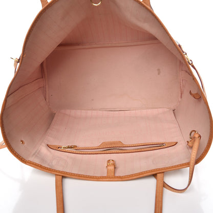 Louis Vuitton Damier Azur Neo Neverfull MM Rose Ballerine 6 of 20