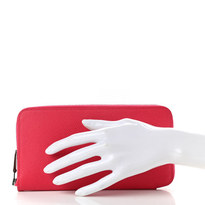 Hermes Epsom Silk'in Wallet Rose Extreme 2 of 7