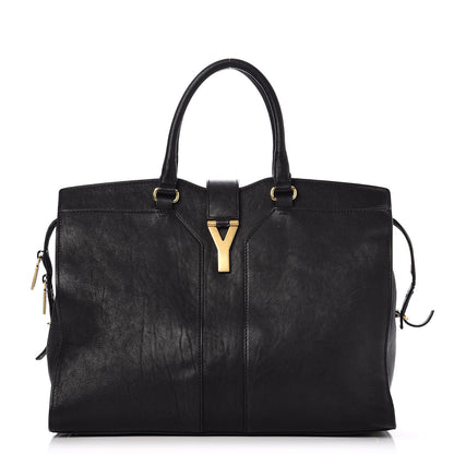 Saint Laurent Sheepskin Large Cabas ChYc Black 1 of 8
