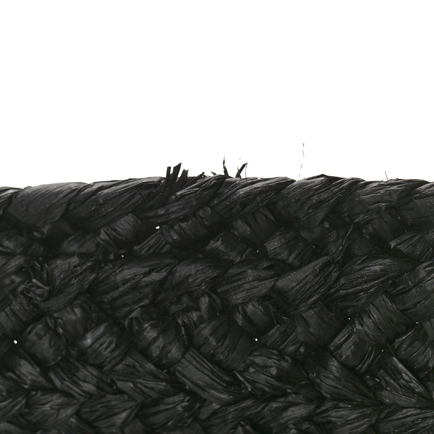 Saint Laurent Raffia Medium Panier Bag Black 12 of 12