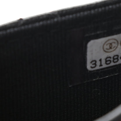 Chanel Lambskin Quilted Flap Card Holder Wallet Black 8 of 9