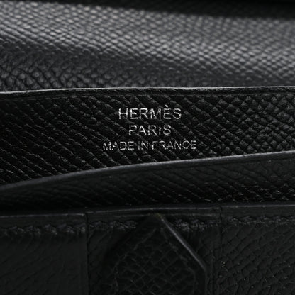 Hermes Epsom Bearn Gusset Wallet Black 6 of 15