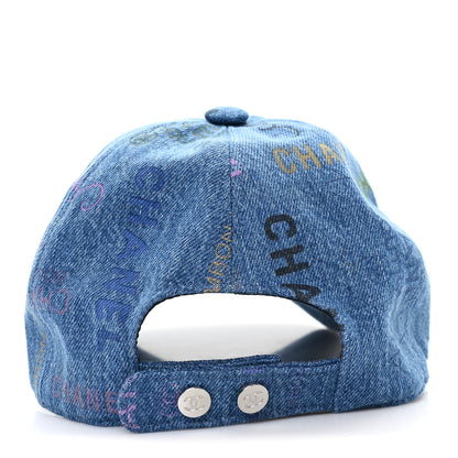 Chanel Denim Mood Cap Hat Blue 5 of 8
