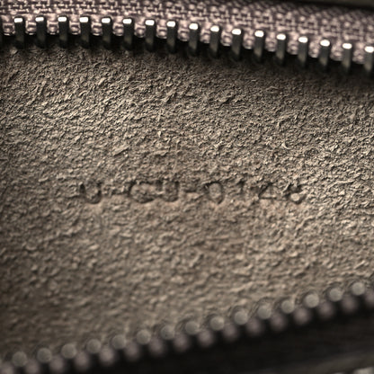 Celine Drummed Calfskin Micro Luggage Souris 7 of 10
