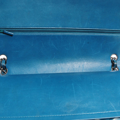 Chanel Lambskin Maxi Double Flap Turquoise 6 of 10
