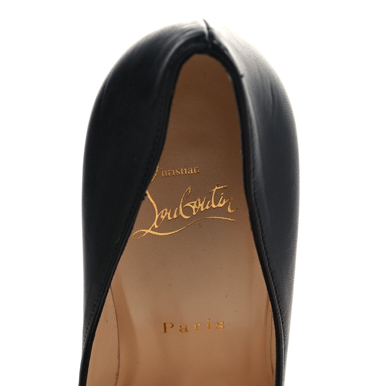 Christian Louboutin Shiny Nappa Pigalle Follies 100 Pumps 38 Black 7 of 7