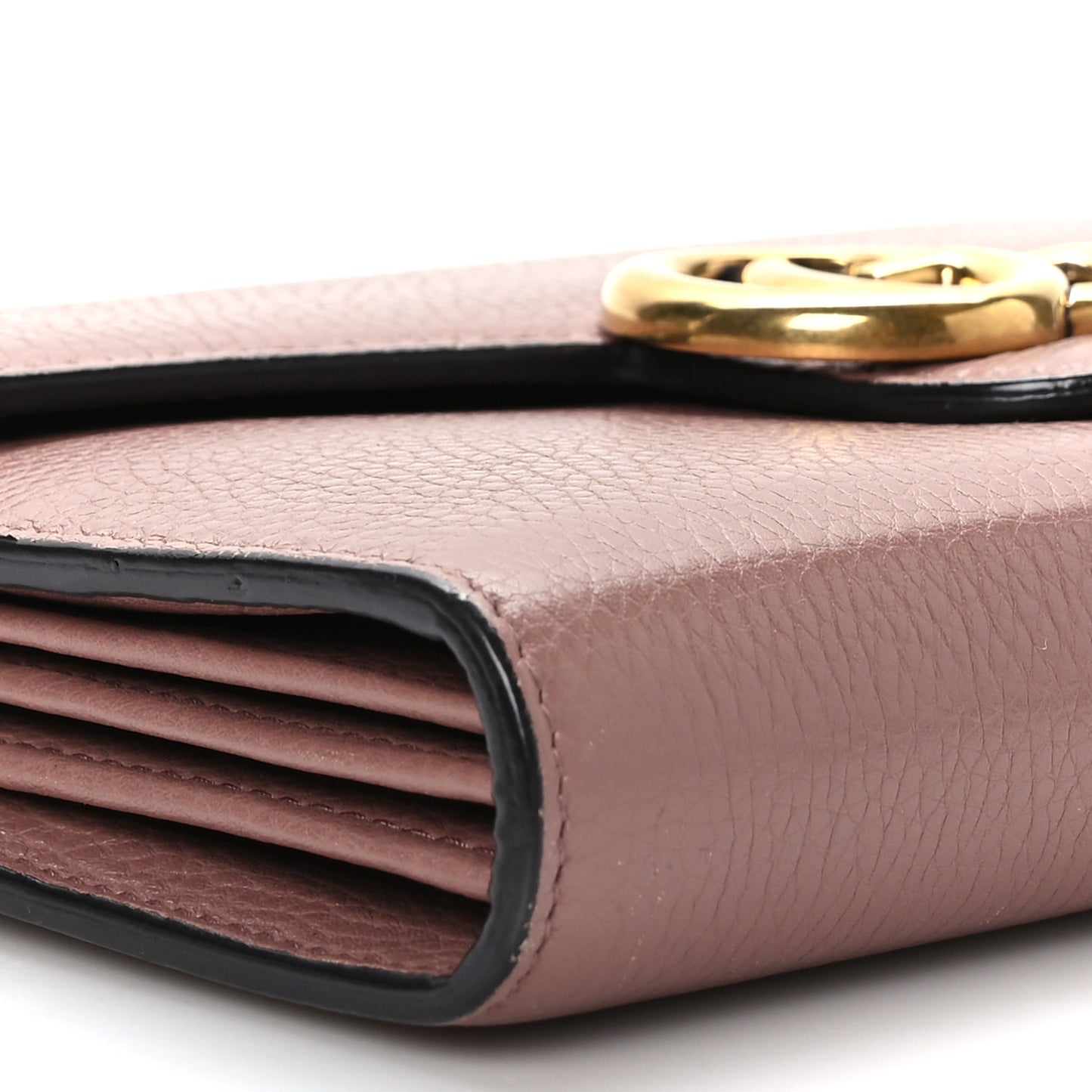 Cellarius Calfskin GG Marmont Chain Wallet Rosy Phard