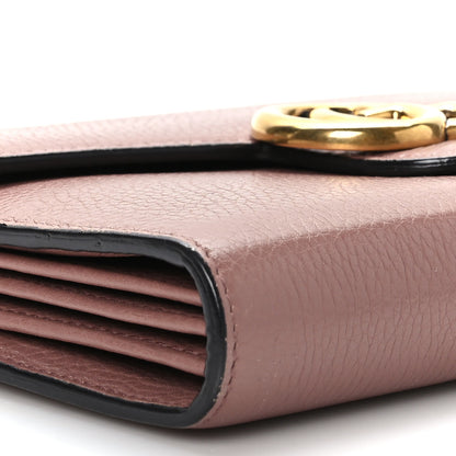 Gucci Cellarius Calfskin GG Marmont Chain Wallet Rosy Phard 8 of 10