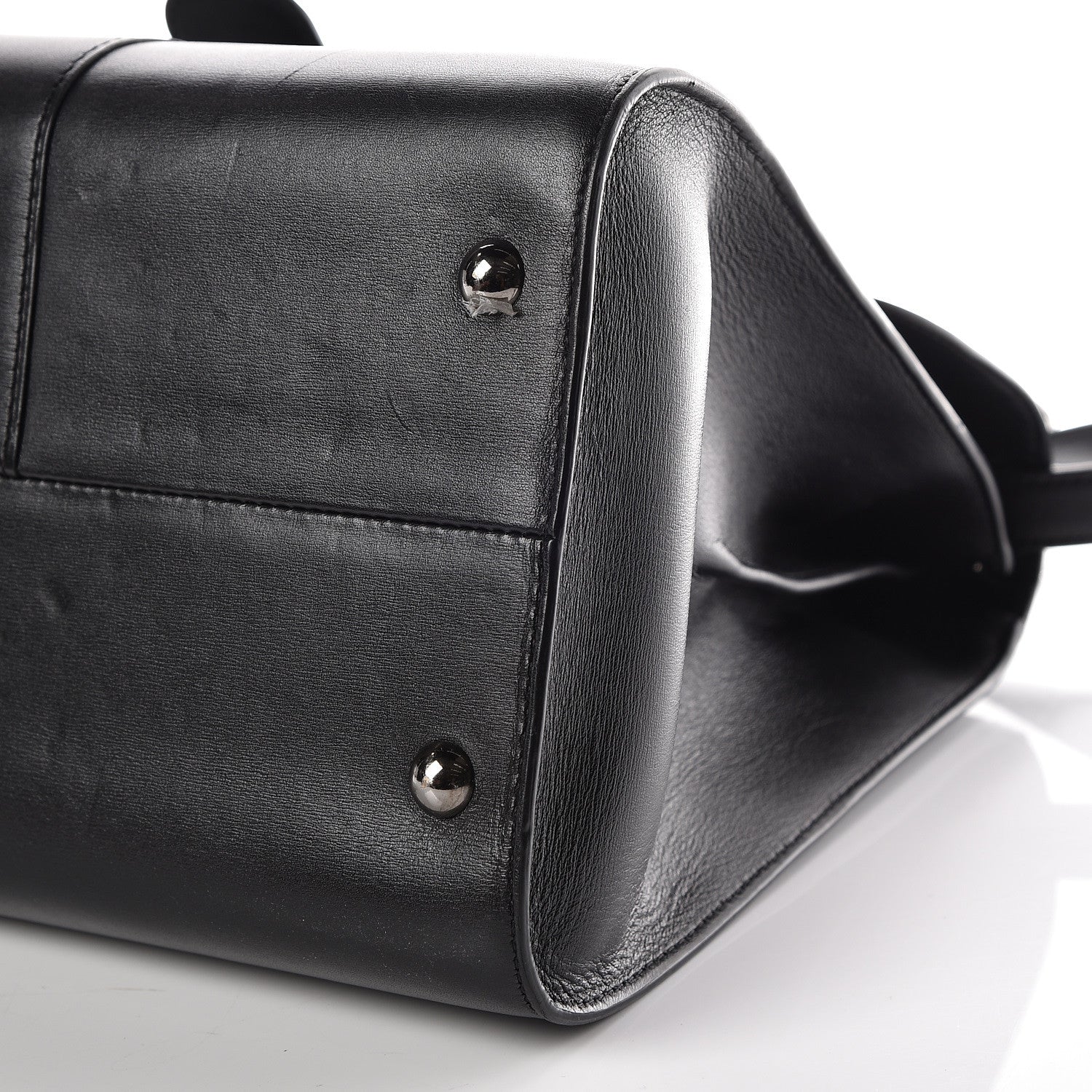 Delvaux Calfskin MM L'Humour Brillant Satchel Black 8 of 15