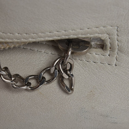 Chanel Calfskin Python Quilted Large Cambon Bowler White 23 of 26