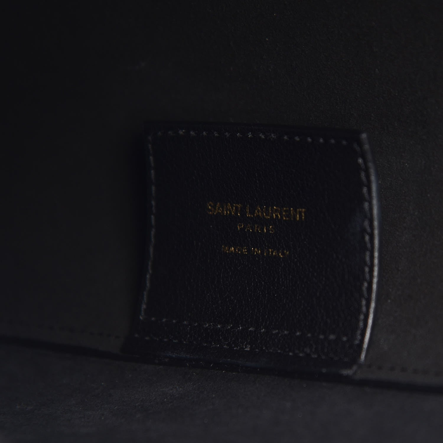 Saint Laurent Calfskin Toy Shopping Tote Black 6 of 8