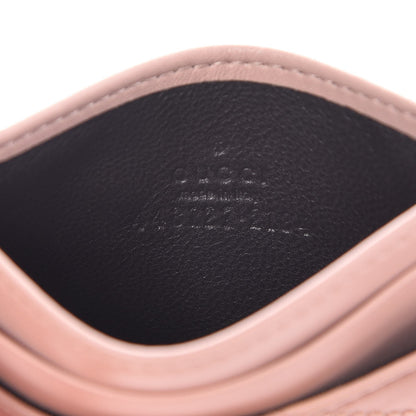 Gucci Calfskin Matelasse GG Marmont Card Holder Perfect Pink 6 of 8