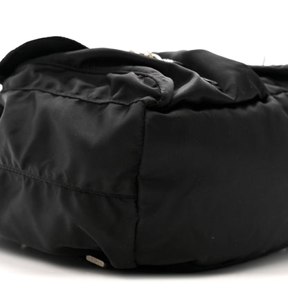 Prada Nylon Vela Medium Backpack Black 9 of 14