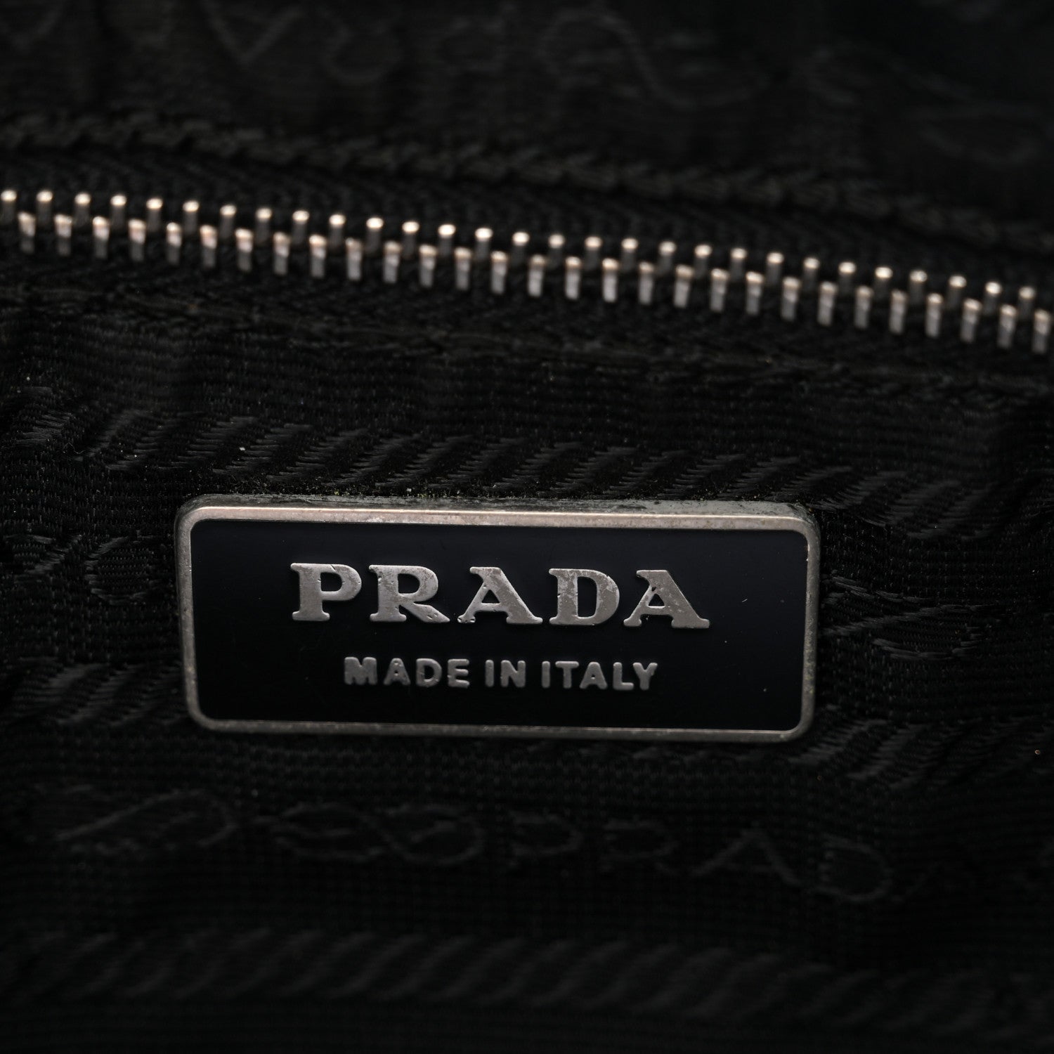 Prada Tessuto Light Nylon Soft Calf Shoulder Bag Black 6 of 14