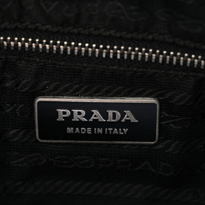 Prada Tessuto Light Nylon Soft Calf Shoulder Bag Black 6 of 14