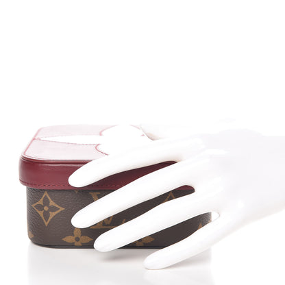 Louis Vuitton Monogram Clarence Box MM Burgundy 2 of 9