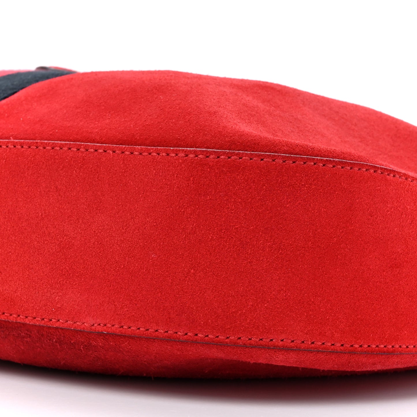 Soft Suede Web Large Jackie Hobo Red