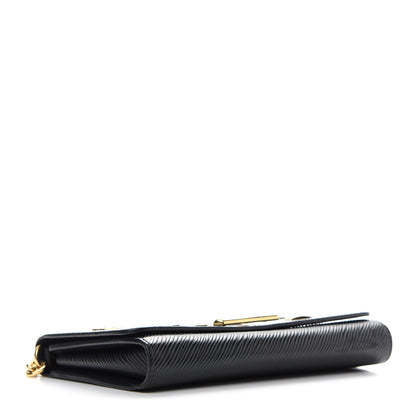 Louis Vuitton Epi Love Lock Twist Chain Wallet Black 4 of 8