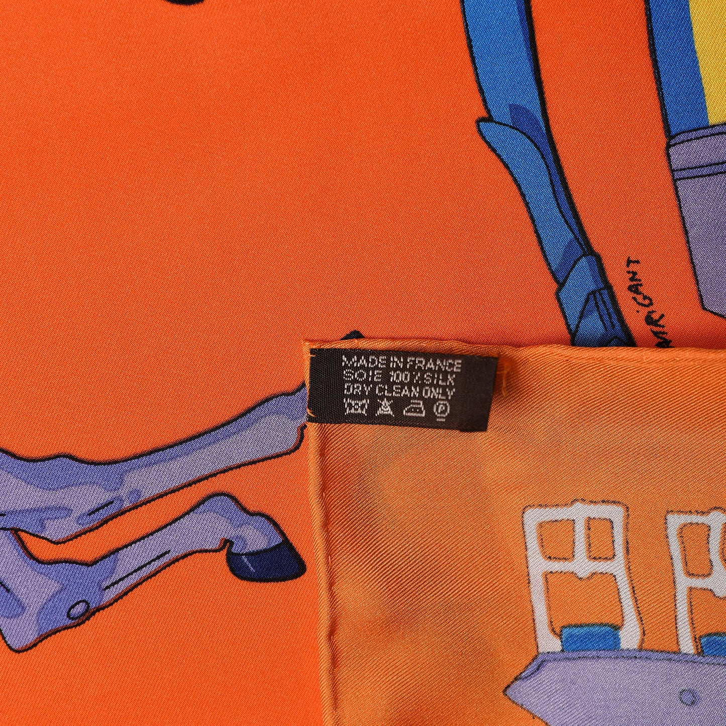 Silk Ronds De Marche Scarf 90