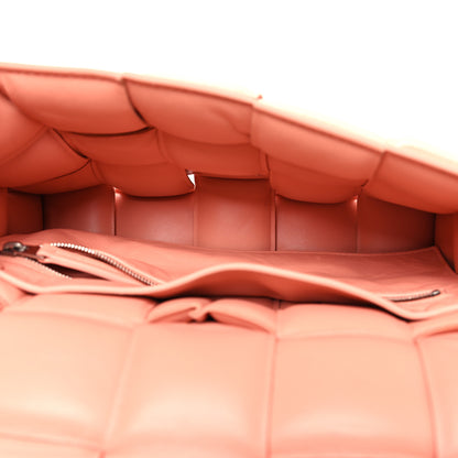 Bottega Veneta Nappa Maxi Intreccio Padded Cassette Crossbody Bag Peachy 4 of 9