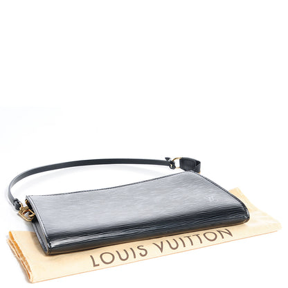 Louis Vuitton Epi Pochette Accessories 24 Black 4 of 7