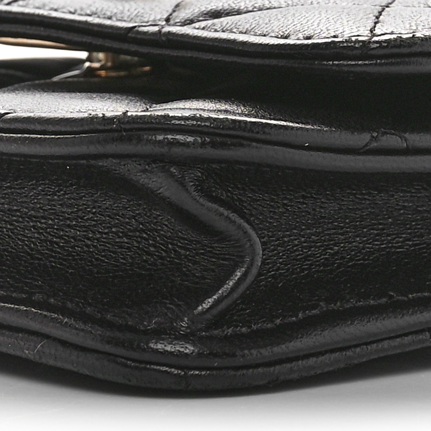 Chanel Lambskin Quilted Trendy CC Card Holder On Chain Black 11 of 11