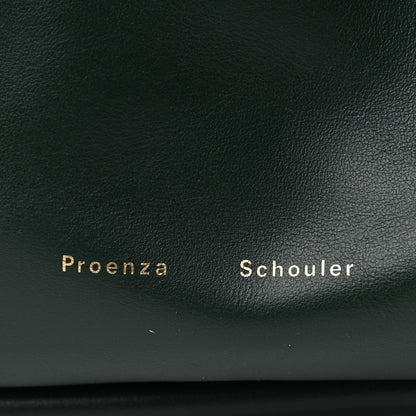 Proenza Schouler Calfskin XL Ruched Tote Petrol Green 6 of 9