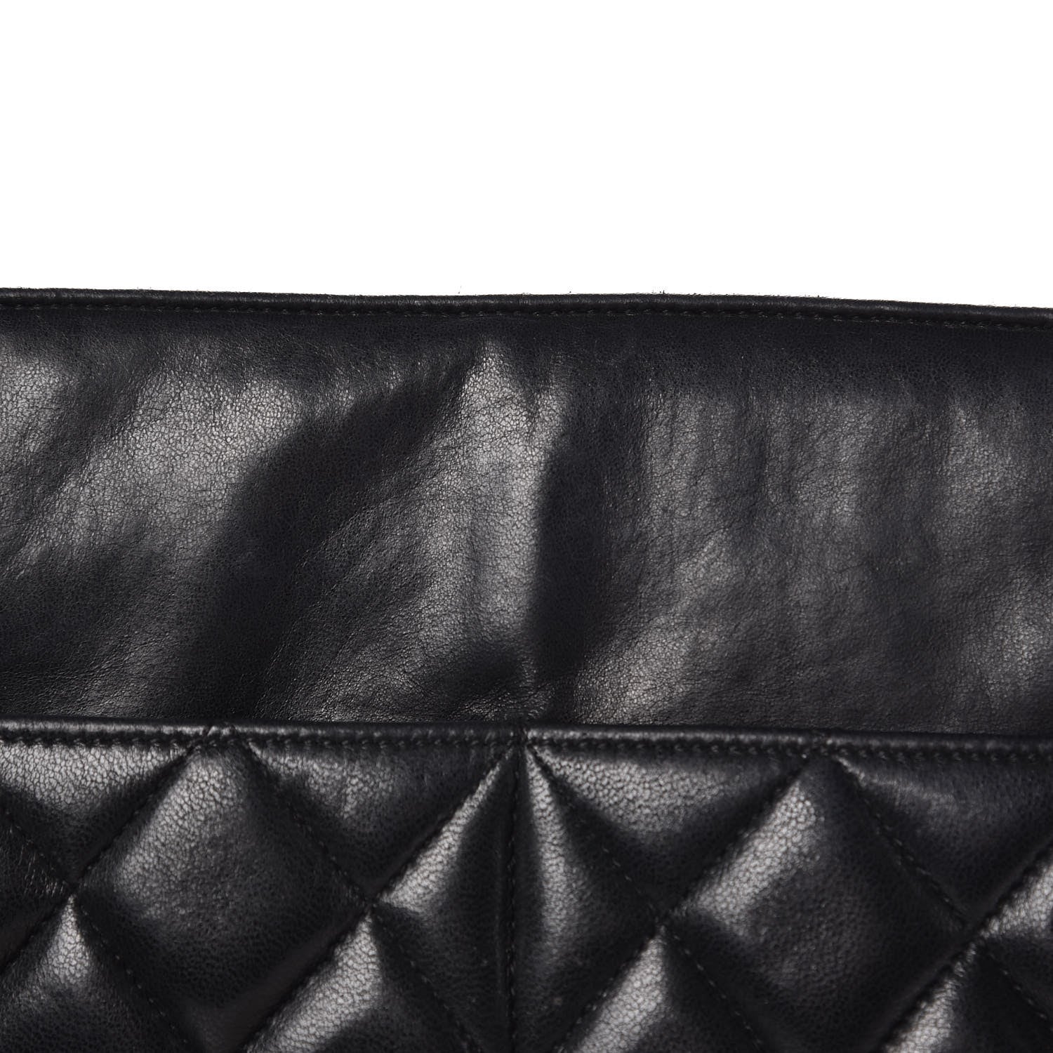 Chanel Lambskin Quilted Shoulder Bag Black 12 of 13