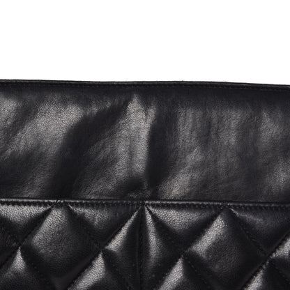 Chanel Lambskin Quilted Shoulder Bag Black 12 of 13