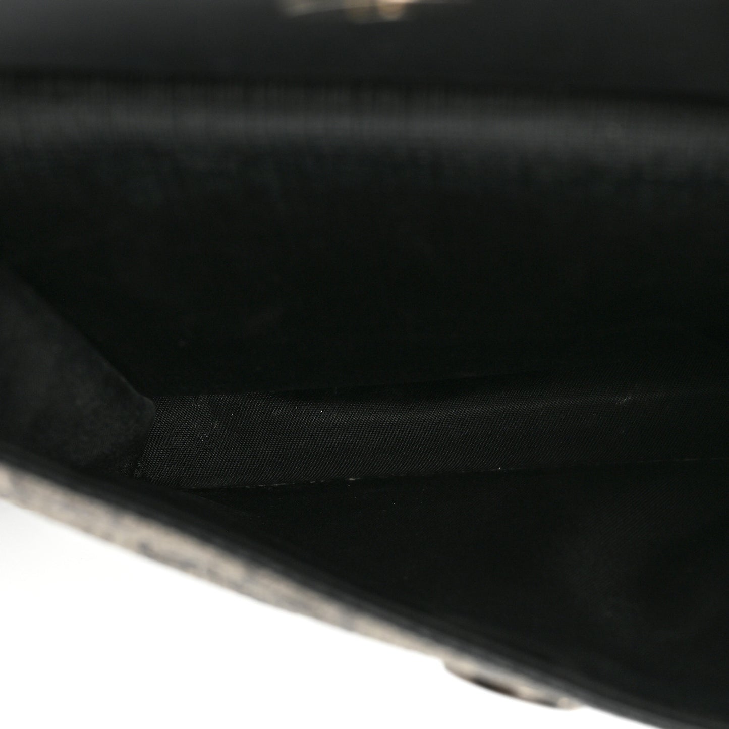 GG Supreme Monogram Web Belt Bag Black