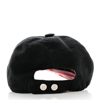 Chanel Cotton Beaded CC Cap Hat Black 6 of 8