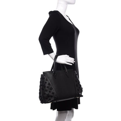 Louis Vuitton Veau Cachemire Tote W PM Black 2 of 9