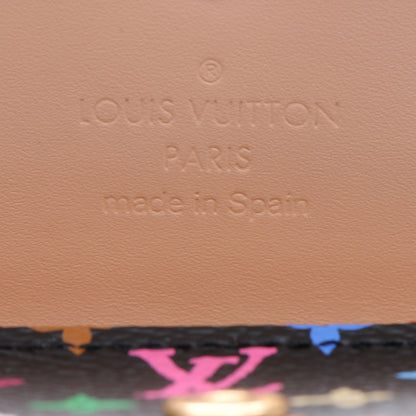 Louis Vuitton Monogram Multicolor Business Card Holder Black 5 of 7