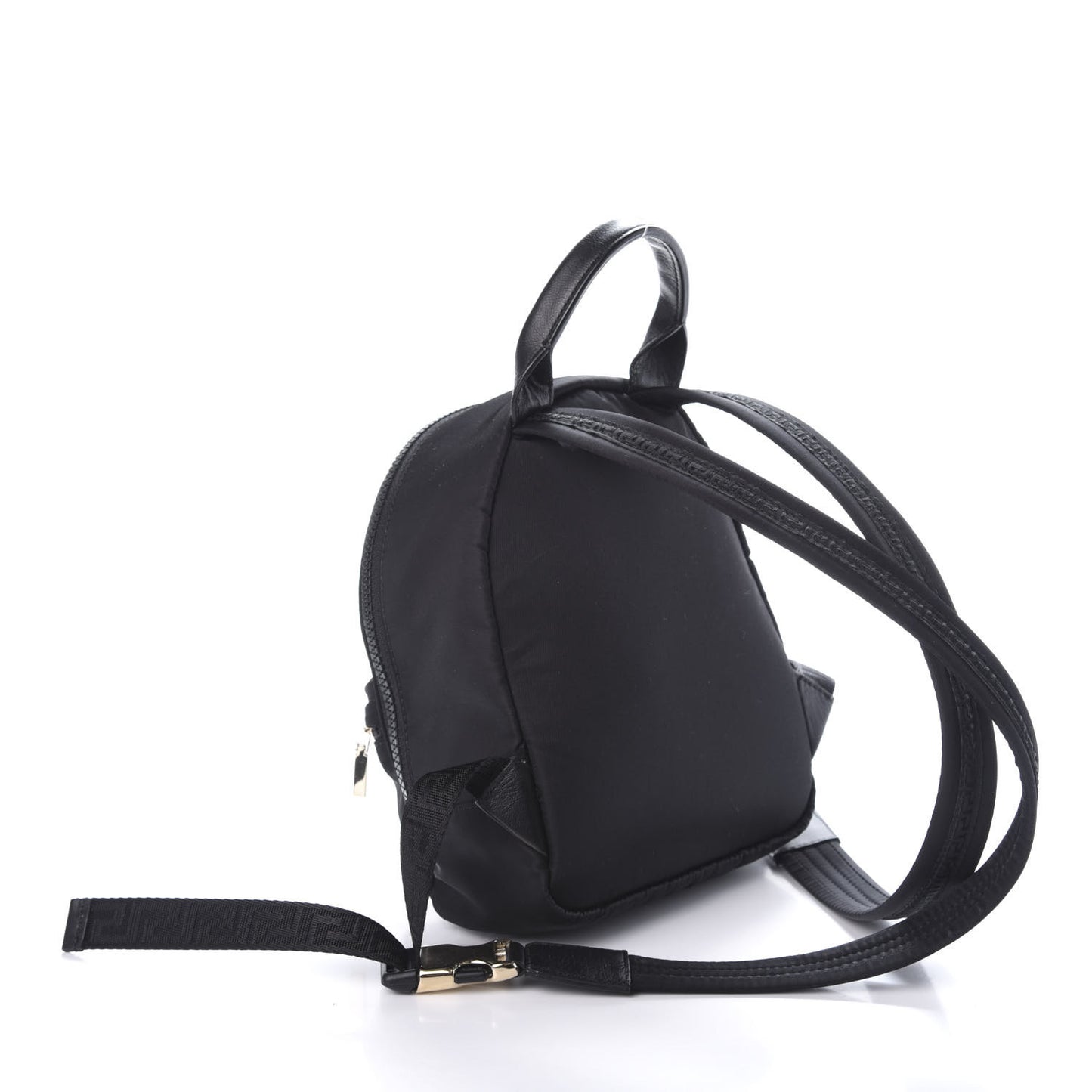 Nylon Mini Palazzo Backpack Black