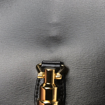 Gucci Boarded Dyana Lux Calfskin Small Jackie 1961 Hobo Black 10 of 11