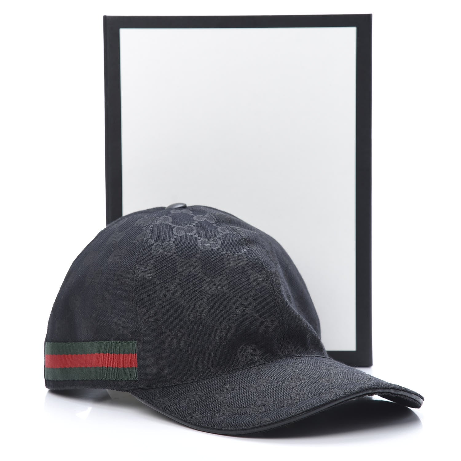 Gucci Monogram Web Baseball Hat M Black 8 of 8