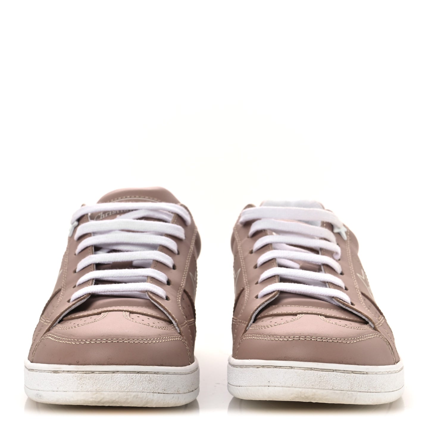 Calfskin Dior Star Ors Low Top Sneakers 35 Nude